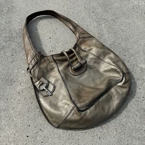 Fossil Fifty-Four Brown Leather Hobo  Shoulder Bag